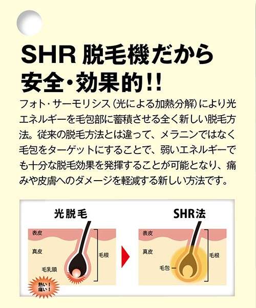 【Siel】最新SHR脱毛☆